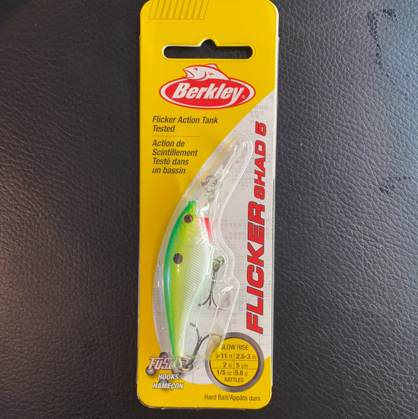 Berkley Flicker Shad 5 Chartreuse Pearl