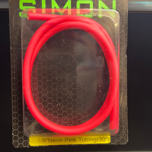 Simon 1/8” Neon Pink tubing