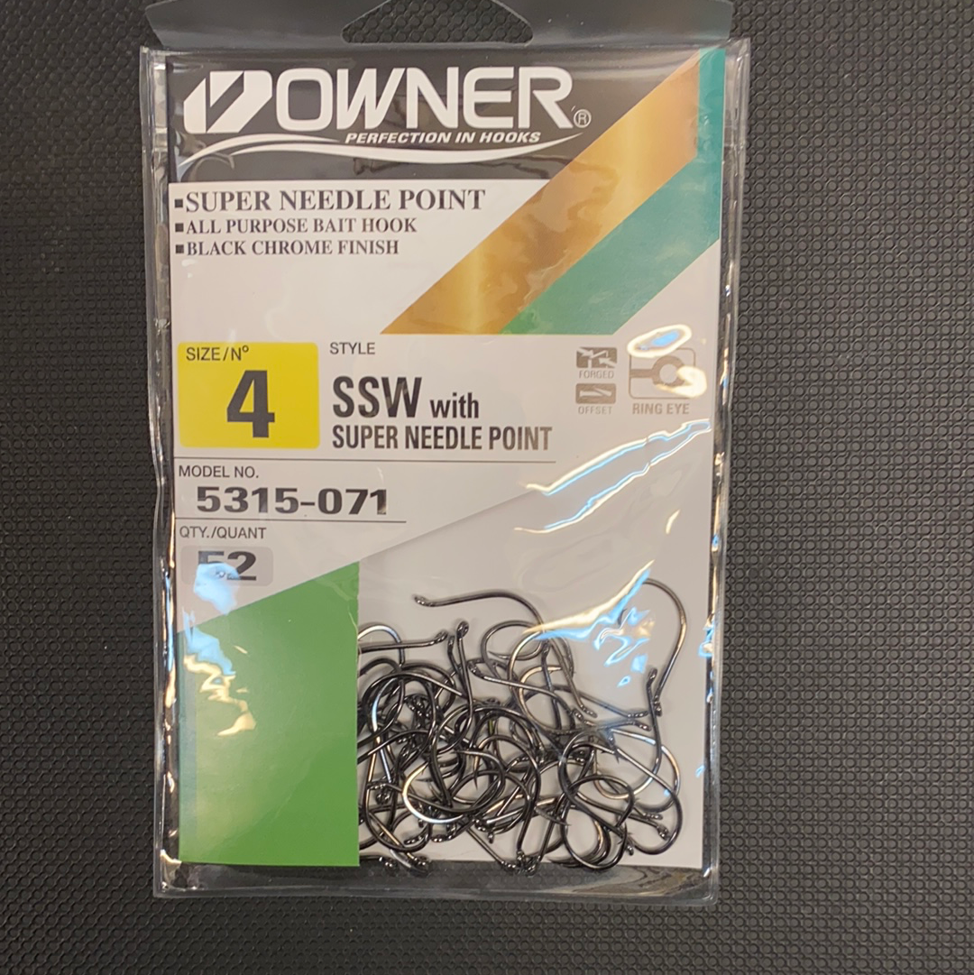 Owner 4 Super Needle Point Black