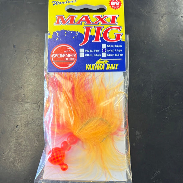 Maxi jig 1/4oz egg fluorescent