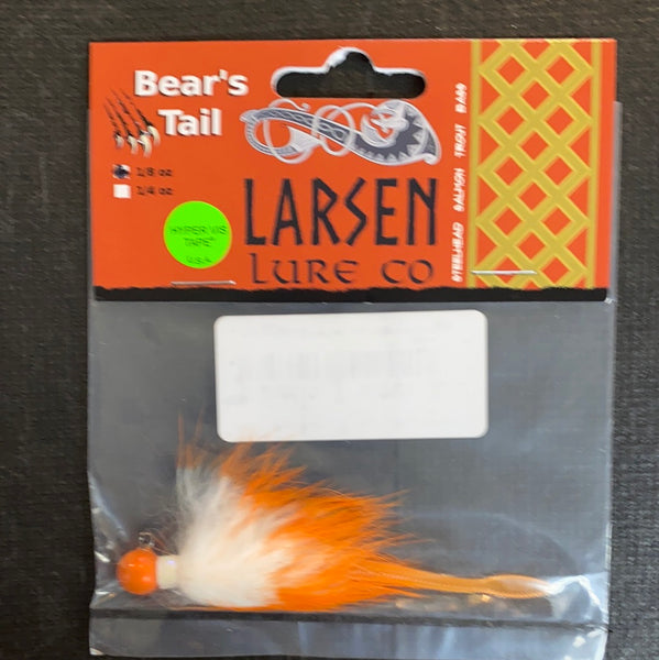 Larsen Lure Bear's Tail 1/8oz Orange / White
