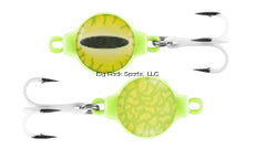 Celsius Big Eye Glow Treble 1/16oz chartreuse green web glow