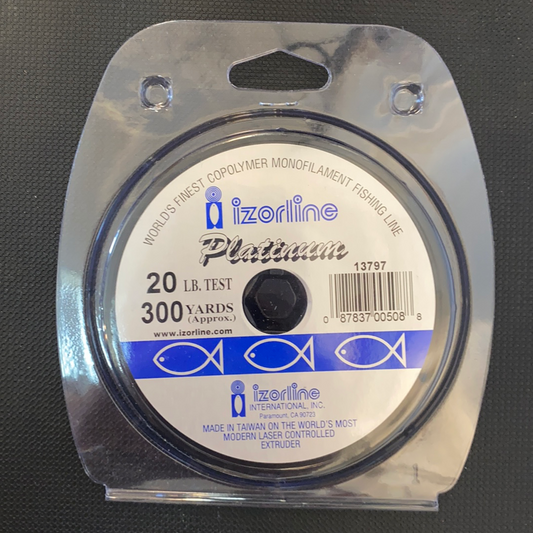 Izorline  Platinum Green 20lb test 300Yds