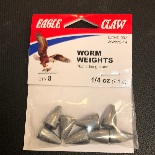 Worm weights 1/4oz