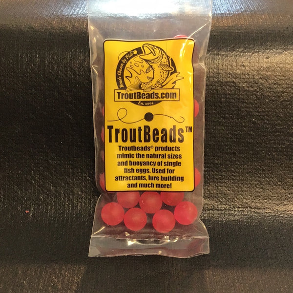 Trout Beads 10mm (Cerise Egg) 30ct