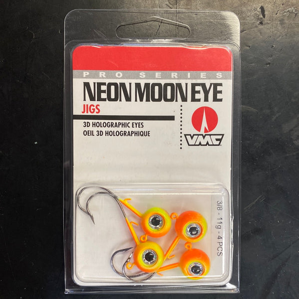 VMC NME18-PA Neon Moon Eye Jig 1/8 Oz #1/0 Hook Purple Albino