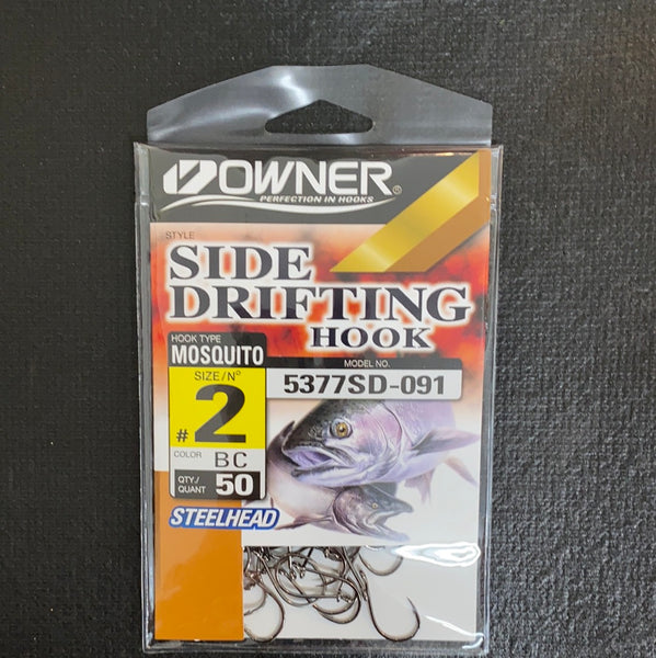 Owner size 2 Side Drifting Mosquito Hook