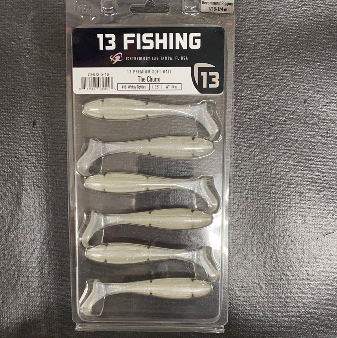 13 Fishing 3.5" Whitey Tighties Superfly Flies 13 Fishing 3.5" Whitey Tighties Superfly Flies