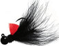 Aero Jig Marabou 1/8 Black Red Black