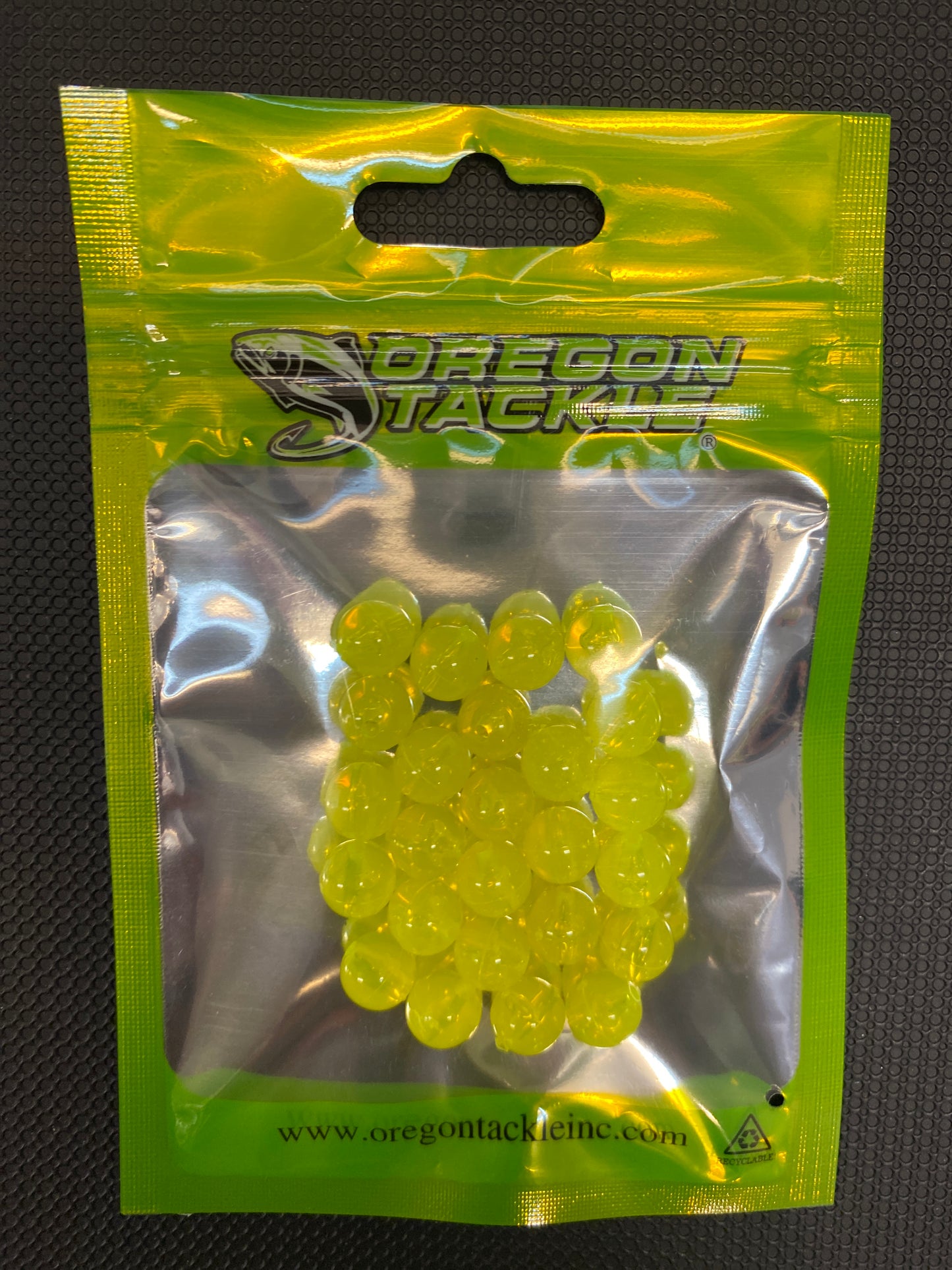 Oregon Tackle Chartruse / Transp 8mm #868