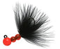 Beau-Mac Marabou Steelhead Jig (SMJ Bead Jig) 1/4oz Flame/Black