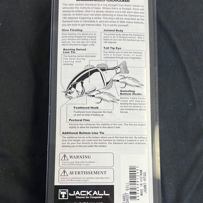 Jackall Gantarel 6.3” Ghost Gill
