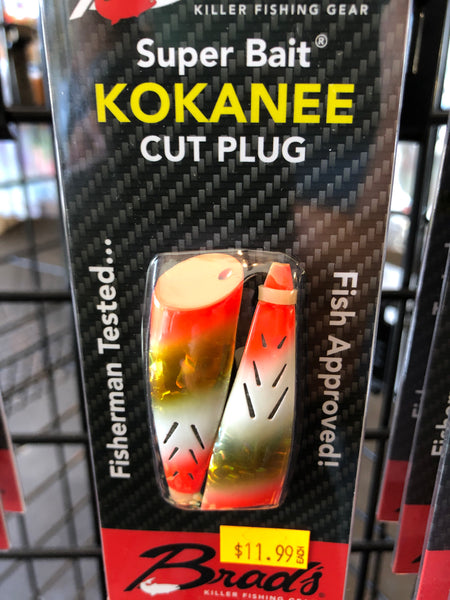 Brads Kokanee Cut plug 2-Pack (gold diver down)