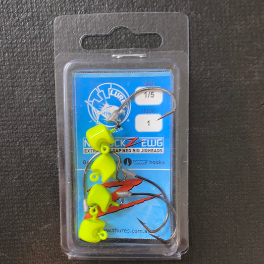 S-Man Nedlockz EWG 1/5oz 4 Pack Chartreuse