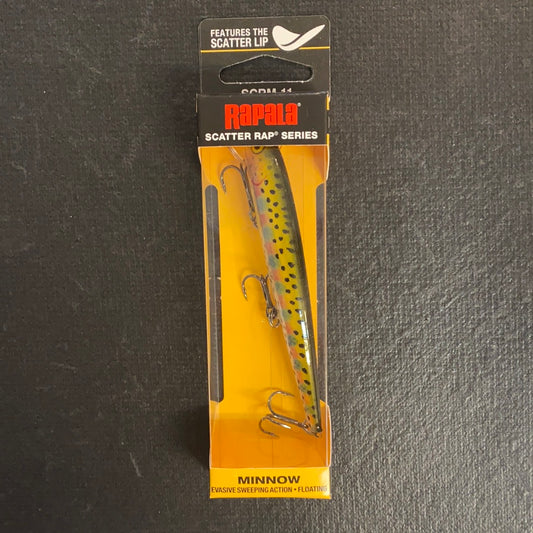 Rapala 11 Scatter Rap Minnow (Rainbow Trout)
