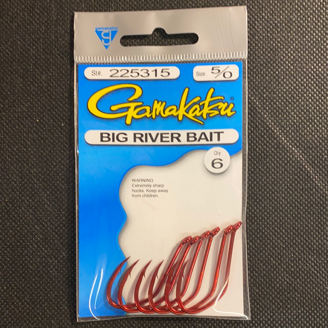 Gamakatsu 5/0 Big River Bait (Red)