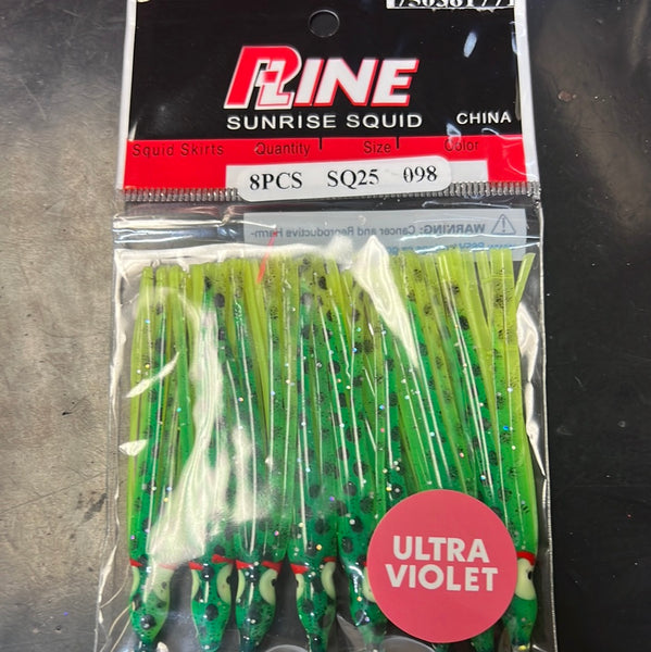 Pline 2.5” green/black squid