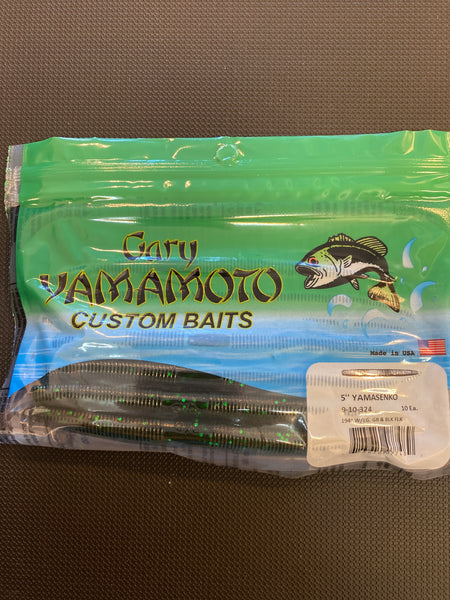 Gary Yamamoto 5" YAMASENKO watermelon/ black green flake