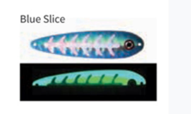 Moonshine Spoon Standard Blue Slice Half Moon