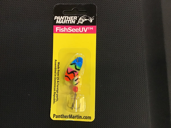 Panther Martin 1/4oz UV blue/pink/orange