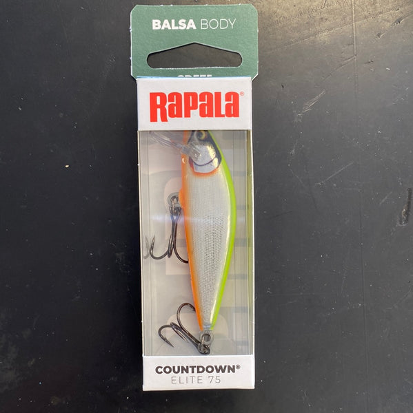 Rapala Countdown Elite 75 Gilded Chartreuse Orange Belly