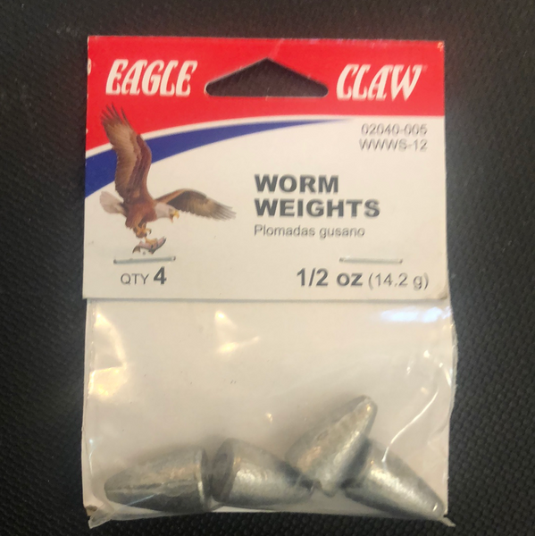 Worm weights 1/2oz