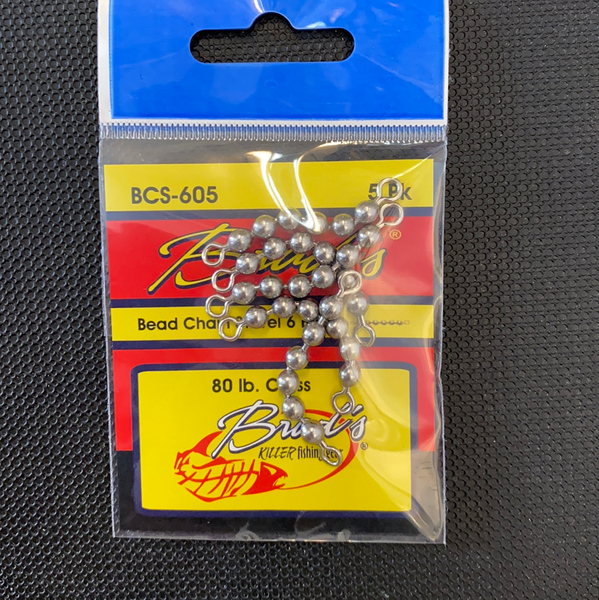 Brads bead chain swivel  6 bead