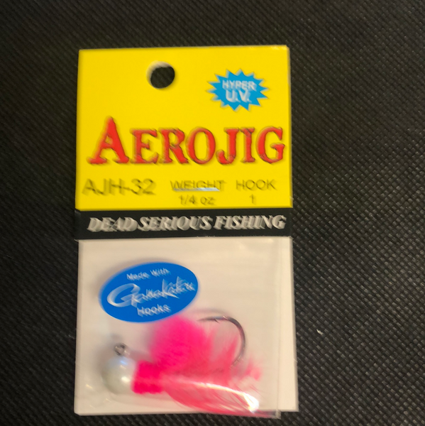 Aerojig 1/4oz pink/white