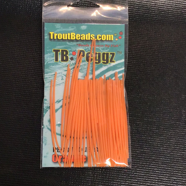 Trout Beads TB Peggz Orange (50pk)