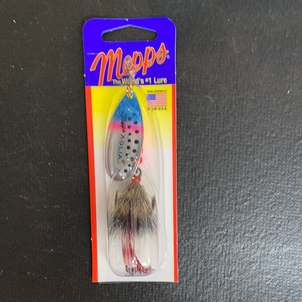 Mepps Spinner 1/2oz Rainbow Trout Grey Tail
