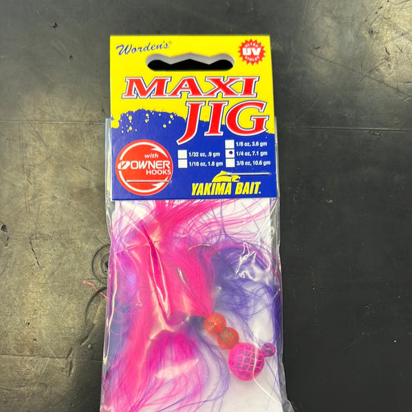 Maxi jig 1/4oz pink purple
