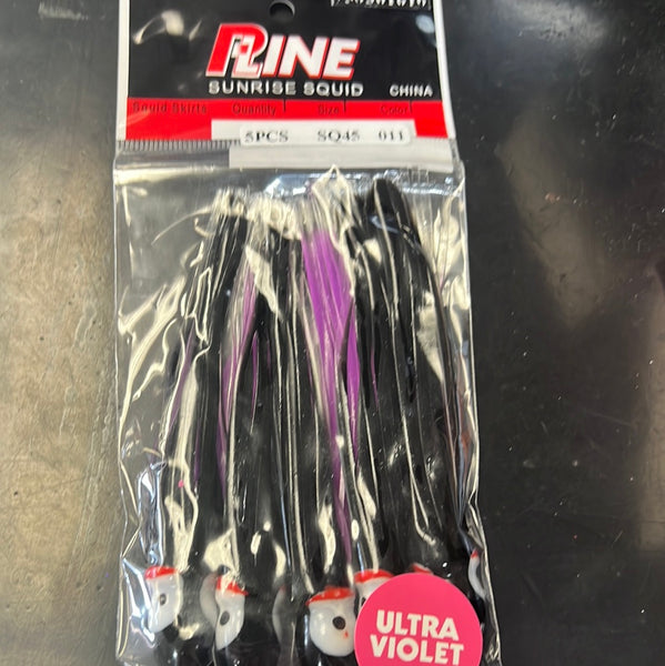 Pline 5” squid dark purple black
