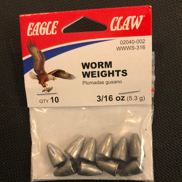 Worm weights 3/16oz