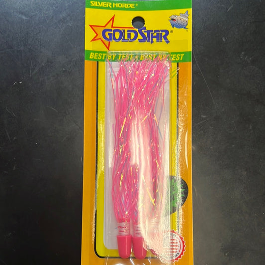 Goldstar squid skirt dbl glow pink