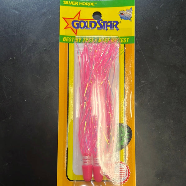 Goldstar squid skirt dbl glow pink