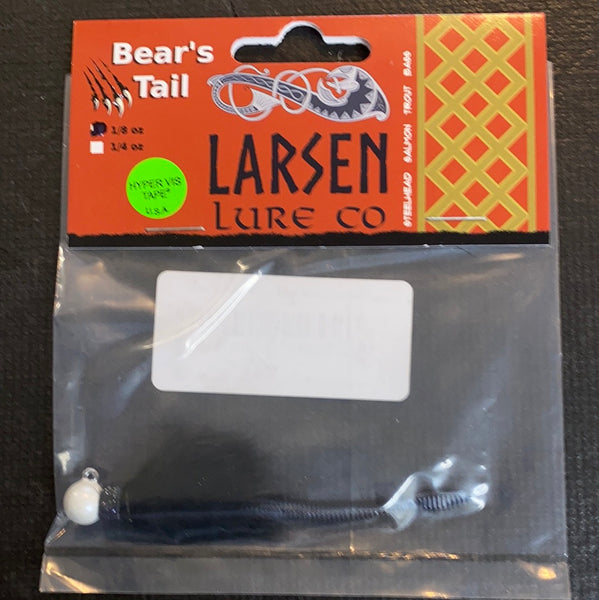 Larsen Lure Bear's Tail white / Black