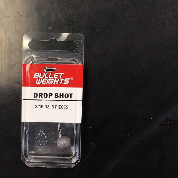 Bullet Weights lead drop shot 3/16oz